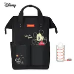 disney minnie mickey (Black) baby travel bag bags for mom cartoon winnie the pooh diaper multifunctional reusable backpack